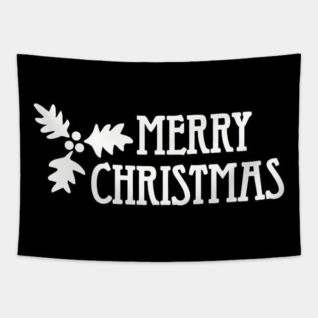 Merry Christmas Tapestry by Designzz