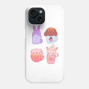 cappucino pets: family Phone Case