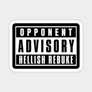 Opponent Advisory Hellish Rebuke| DnD Warlock Class Magnet