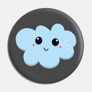 Cute Cloud Smiling Face Pin