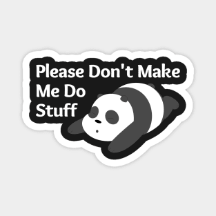 Lazy Panda Magnet