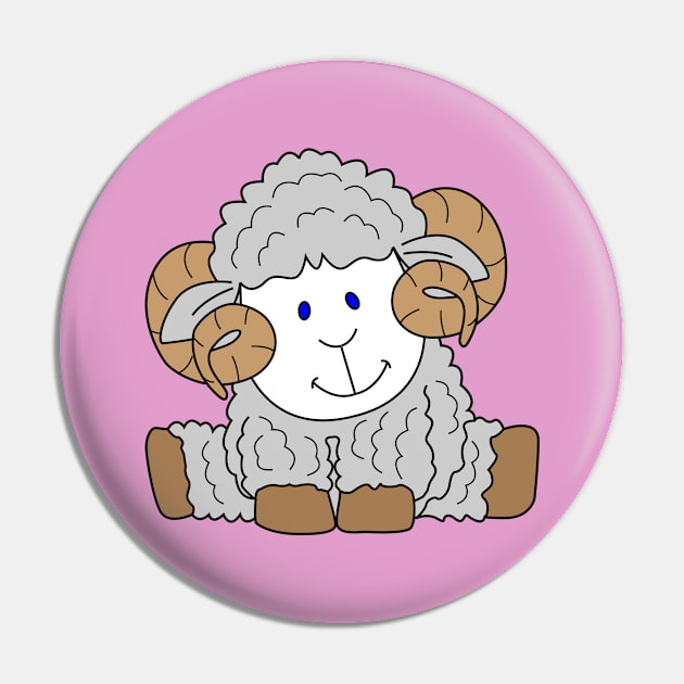 Grey Ram Pin by Greylady2016