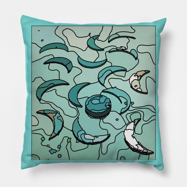 Crescents Pillow by Sorgetown