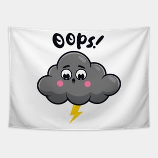 Oops cloud fart (on light colors) Tapestry