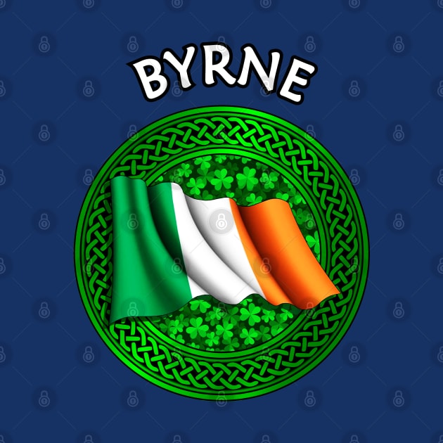 Irish Flag Clover Celtic Knot - Byrne by Taylor'd Designs
