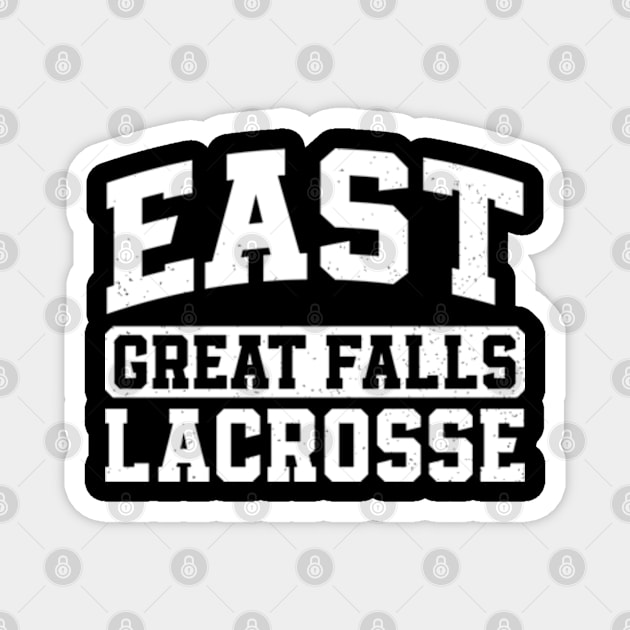 East Great Falls Lacrosse Magnet by RiseInspired