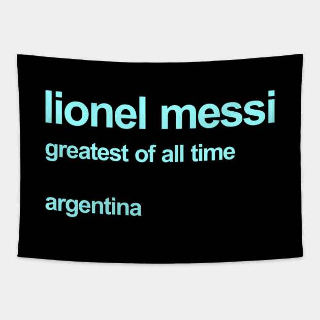 Lionel messi t shirt Tapestry by Harryvm