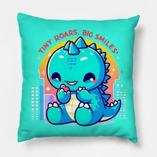 baby godzilla Pillow