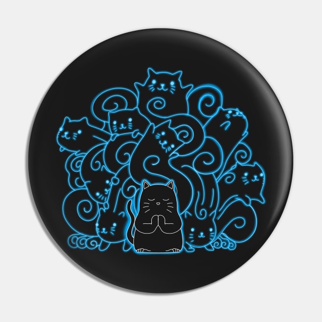 Channeling the Nine Lives Pin by WeFlaps Comics Merch