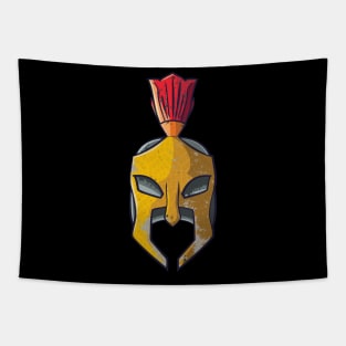 Spartan Helmet Greek Warrior Gladiator Tapestry