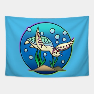 Sea Turtle Tapestry