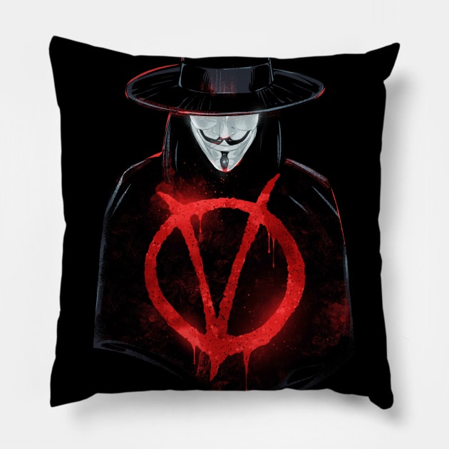 Vendetta Pillow by nabakumov