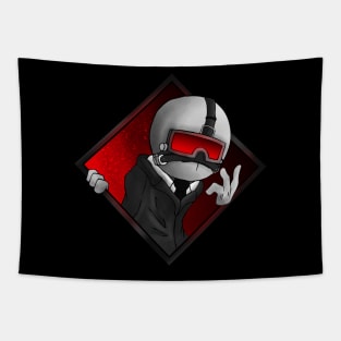 Madness combat AAHW MAG AGENT V4 grunt art Tapestry