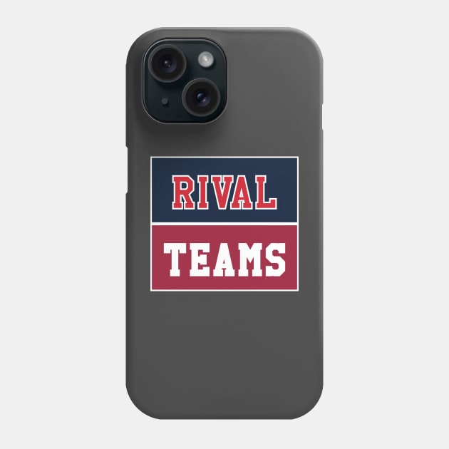 Rival Teams | Ole Miss vs Arkansas Phone Case by Rad Love