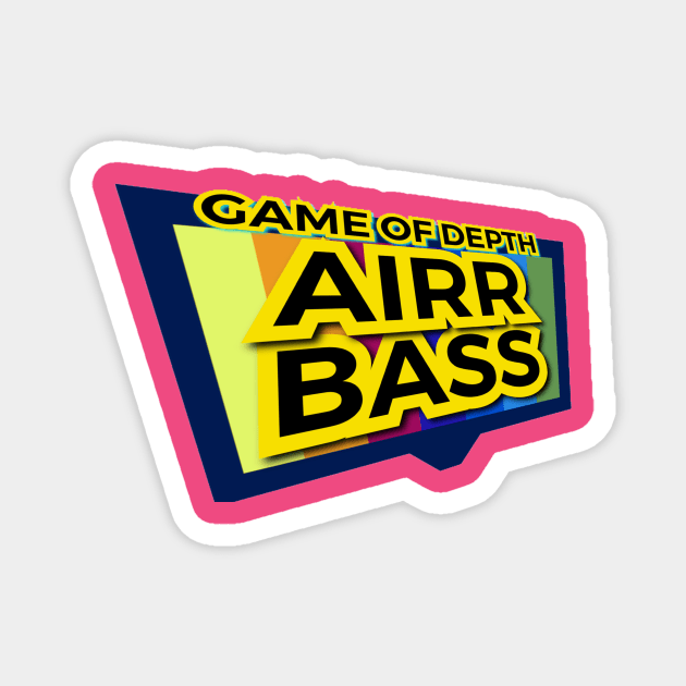 AIRR BASS SKEWED Magnet by Elvira Khan