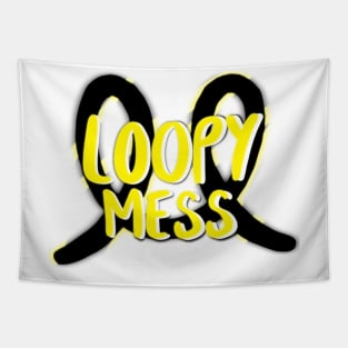 Loopy mess Tapestry