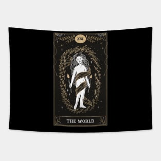 The World Tarot Card Tapestry