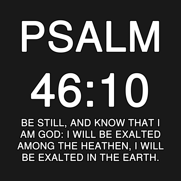 Psalm 46:10 Reference by Holy Bible Verses