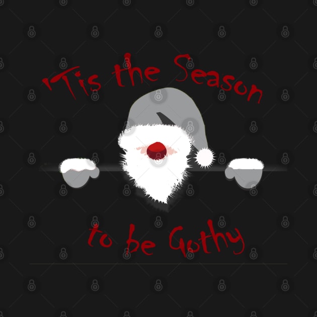 Tis the Season to be Gothy - Goth Santa Christmas by Wanderer Bat