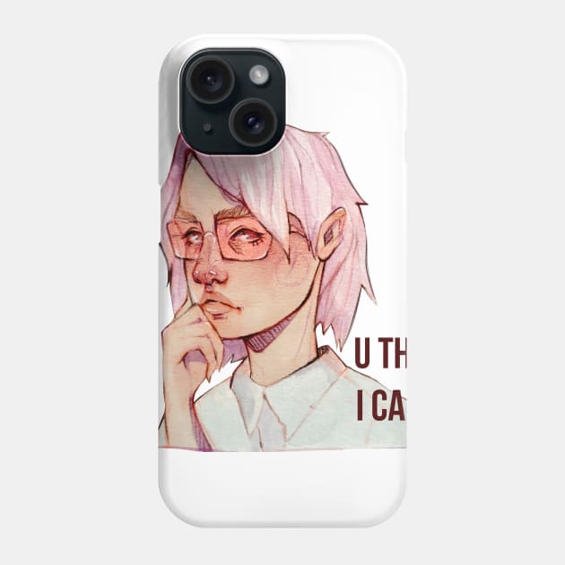Colored-hair sassy girl Phone Case by The F* cake