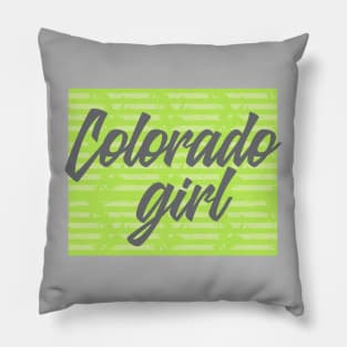 Colorado Girl Pillow