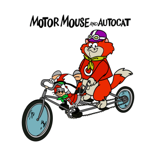 Motormouse and Autocat Classic 60’s Cartoon with Title T-Shirt