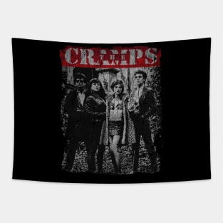 TEXTURE ART - the cramps Band Tapestry