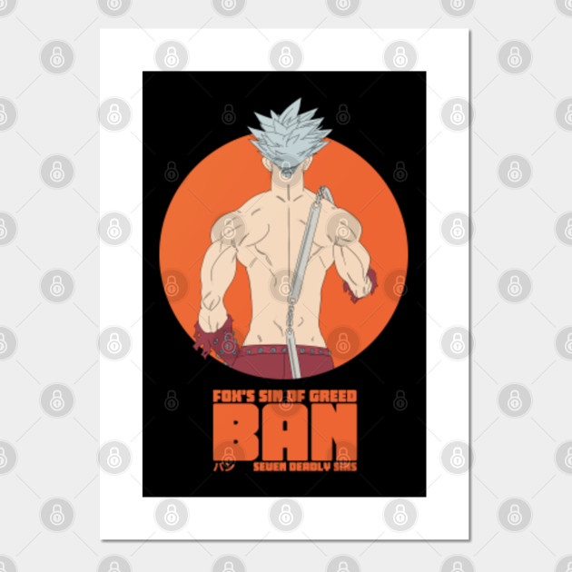 Ban Seven Deadly Sins Nanatsu No Taizai Seven Deadly Sins Poster Und Kunst Teepublic De See more ideas about seven deadly sins anime, seven deadly sins, 7 deadly sins. teepublic