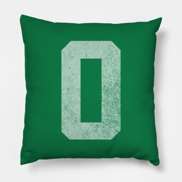 Faded Athletic Zero Pillow by GloopTrekker