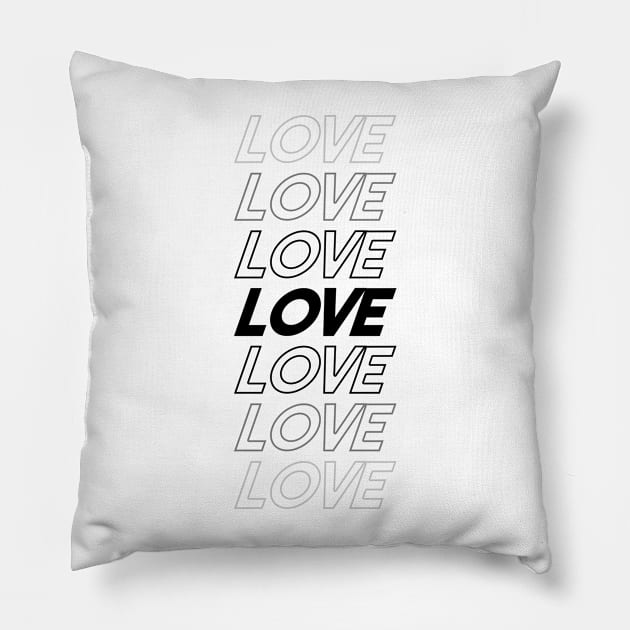 LOVE - LOVE Pillow by JPS-CREATIONS