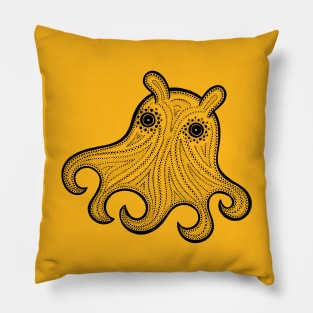 Super Cute Dumbo Octopus Ink Art Drawing Pillow