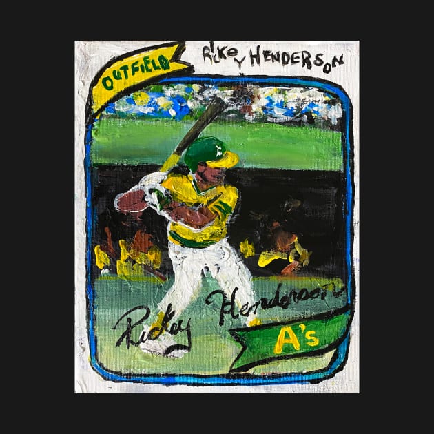 Rickey Henderson by ElSantosWorld