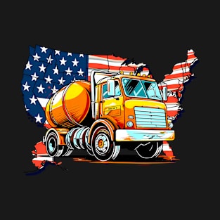 Road Worker Shirt | American Flag Road Worker T-Shirt