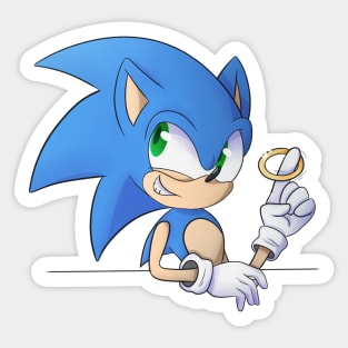 Black Shadow Sticker Showing A Sonic Character Vector Clipart