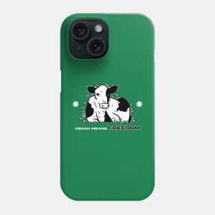 Vegan Means Freedom Phone Case