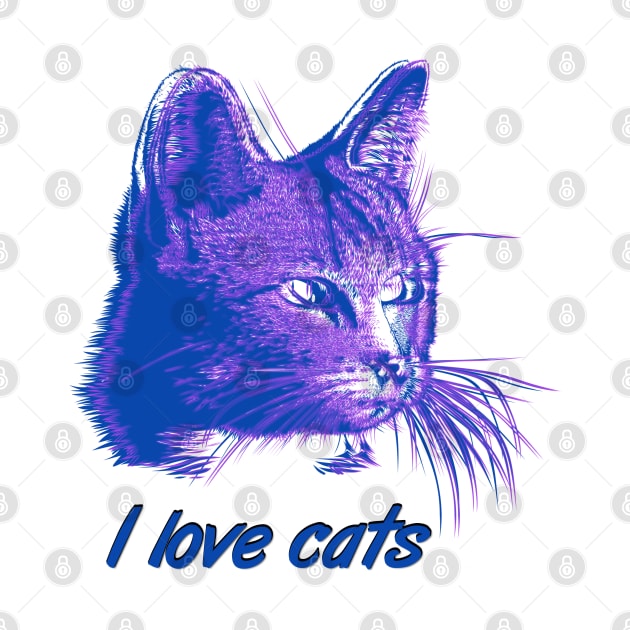 I like cats by hcreativeart