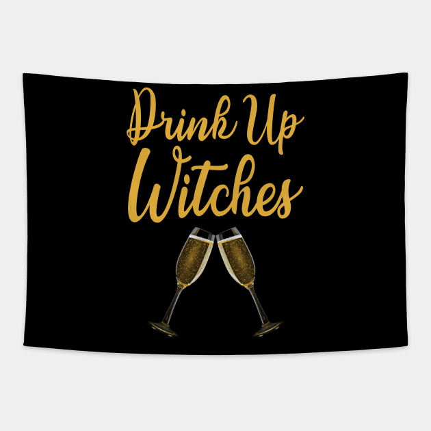 Halloween Drinking Drink Up Witches Tapestry by finedesigns