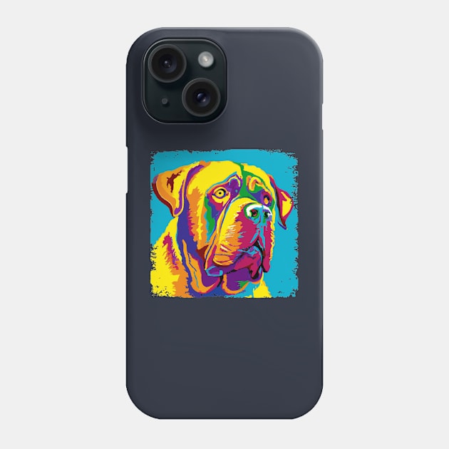 Mastiff Pop Art - Dog Lover Gifts Phone Case by PawPopArt