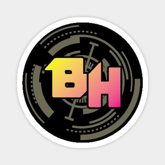 BH Black Crosshairs Magnet by The Bounty Hunnies