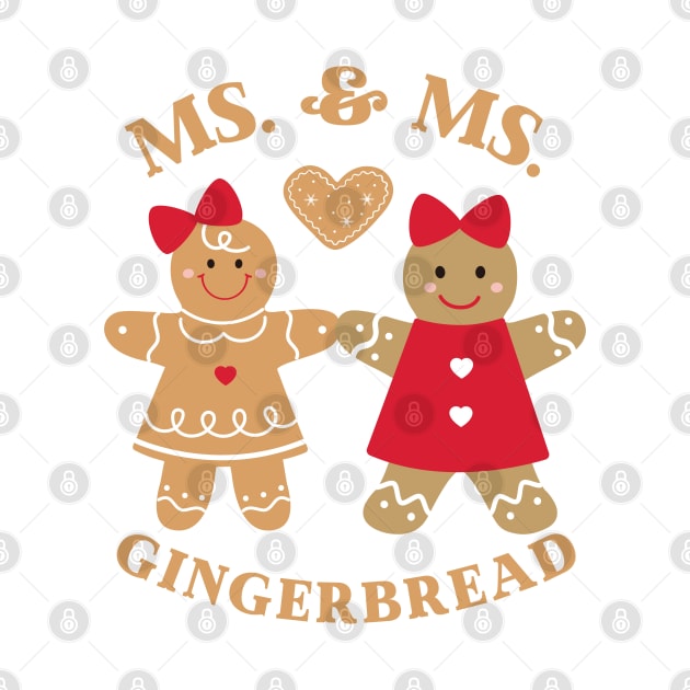 Ms & Ms Gingerbread Couple by stressless