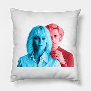 Knife + Heart pop art Pillow