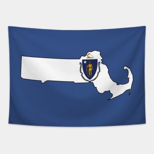 Massachusetts State Flag Tapestry