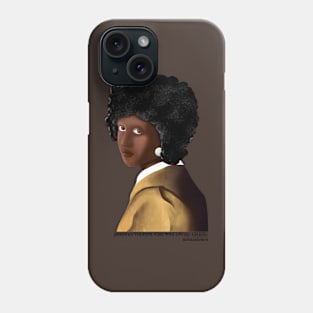 Johannes Vermeer Girl with a Pearl Earring Classical Art Memes Phone Case
