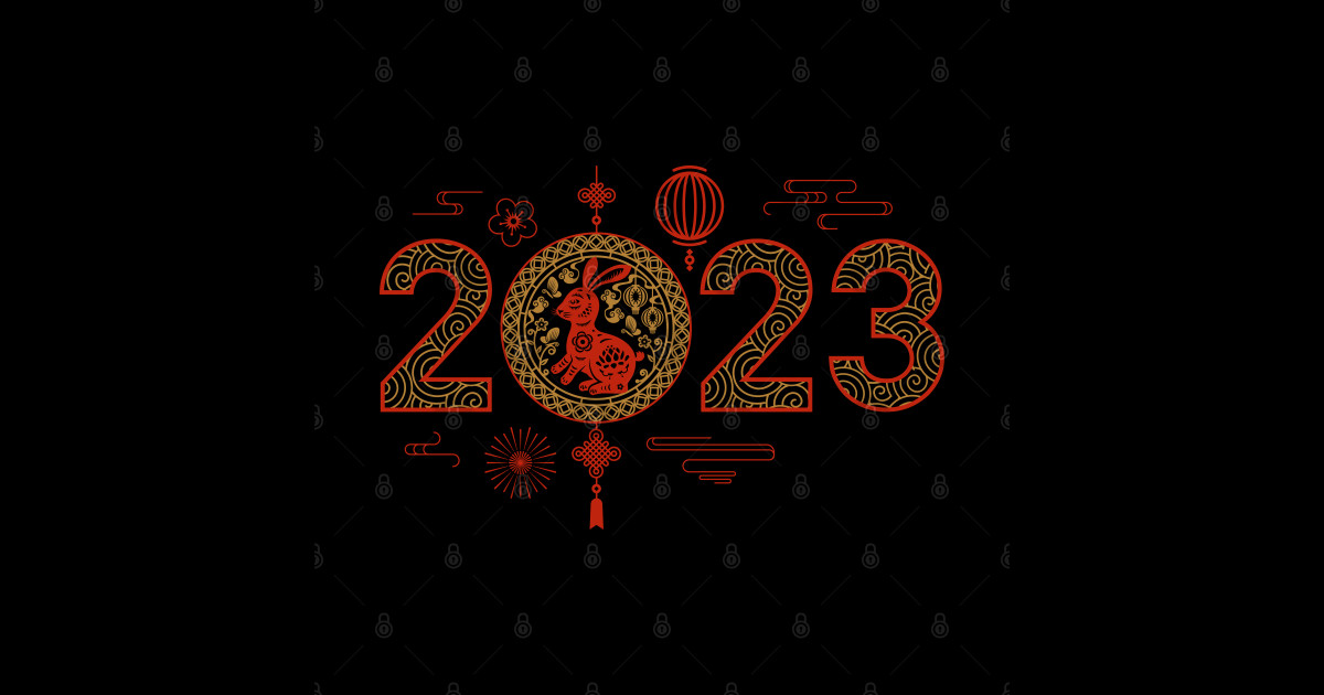 Year of the Rabbit 2023 Chinese New Year - Year Of The Rabbit 2023 ...