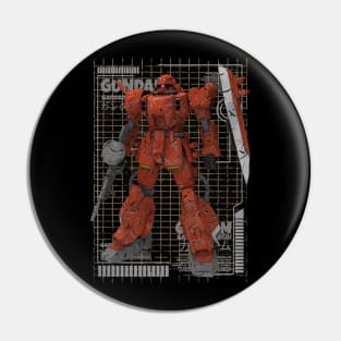 MS-06S Char's Zaku II Pin