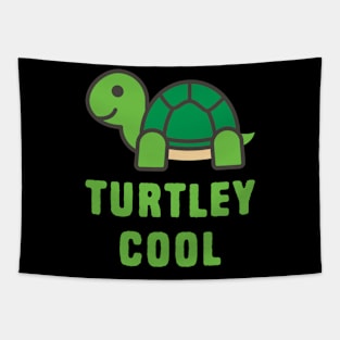 Funny Turtle Puns - Turtley Cool Tapestry