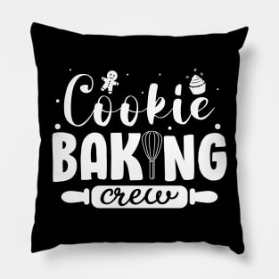 Cookie Baking Crew Funny Christmas Holiday Cookies Gift Pillow