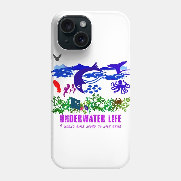 Underwater Life Phone Case by AmmazingT