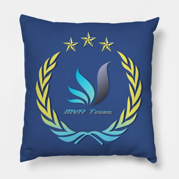 Triple Stars MVR Team Pillow by AlbertoTakeda