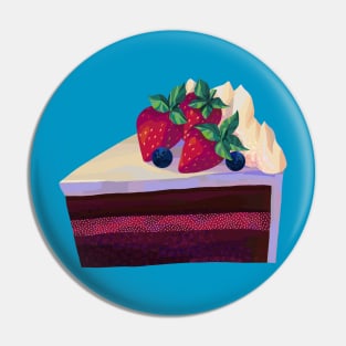 Strawberry Cake III Pin
